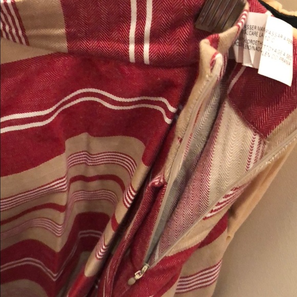 Zara women’s skirt midi small red ladies bottom - Picture 5 of 5